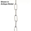PROGRESS LIGHTING P8755-134 Silver Ridge 48-inch 9-gauge Silver Ridge Square Profile Accessory Chain