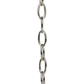 PROGRESS LIGHTING P8757-104 Polished Nickel Accessory Chain - 10' of 9 Gauge Chain in Polished Nickel