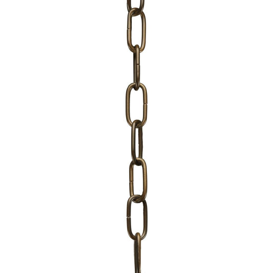 PROGRESS LIGHTING P8757-108 Oil Rubbed Bronze Accessory Chain - 10' of 9 Gauge Chain in Oil Rubbed Bronze