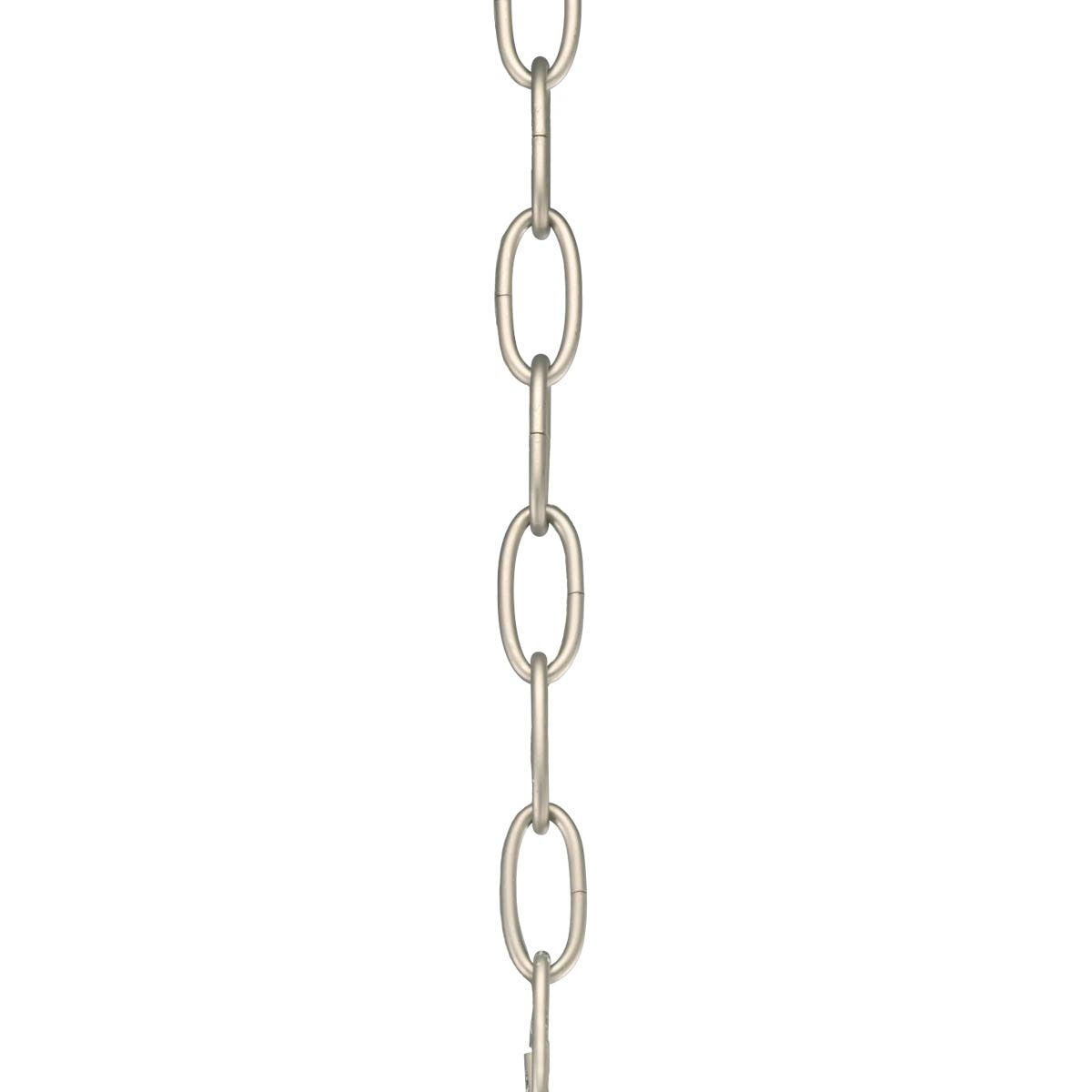 PROGRESS LIGHTING P8757-126 Burnished Silver Accessory Chain - 10' of 9 Gauge Chain in Burnished Silver