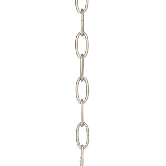 PROGRESS LIGHTING P8757-126 Burnished Silver Accessory Chain - 10' of 9 Gauge Chain in Burnished Silver