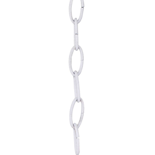 PROGRESS LIGHTING P8757-151 Cottage White Accessory Chain - 10' of 9 Gauge Chain in Cottage White