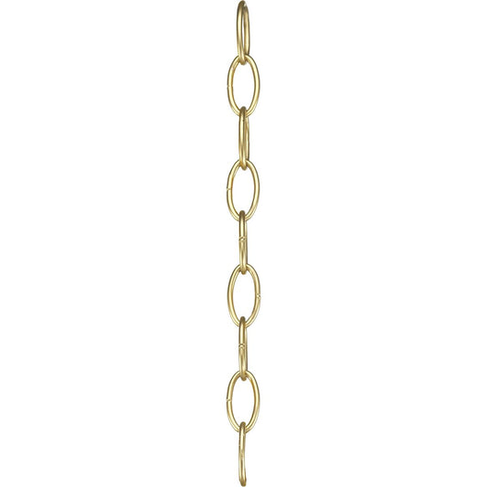 PROGRESS LIGHTING P8757-78 Vintage Gold Accessory Chain - 10' of 9 Gauge Chain in Vintage Gold