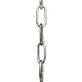 PROGRESS LIGHTING P8757-81 Antique Nickel Accessory Chain - 10' of 9 Gauge Chain in Antique Nickel