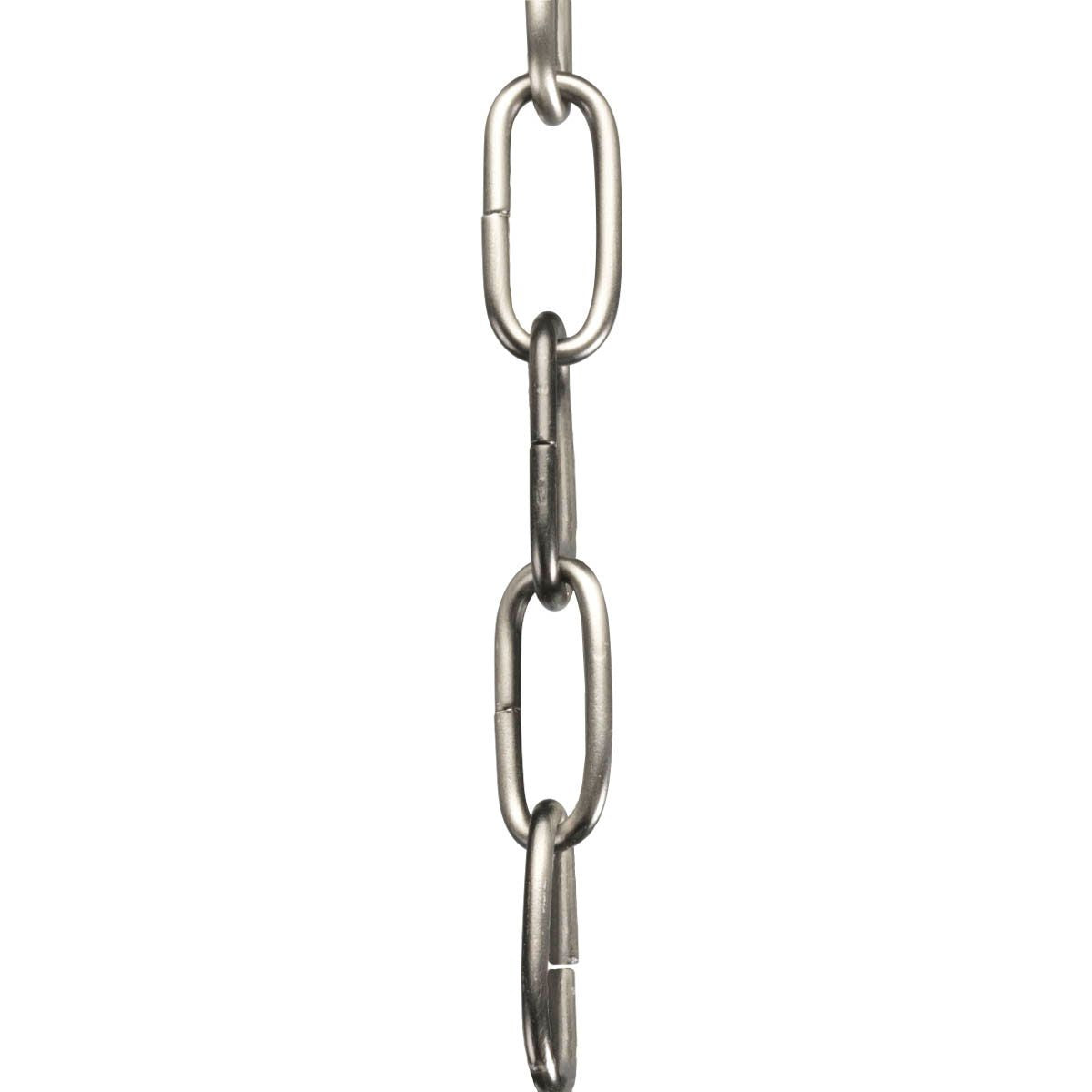 PROGRESS LIGHTING P8757-81 Antique Nickel Accessory Chain - 10' of 9 Gauge Chain in Antique Nickel