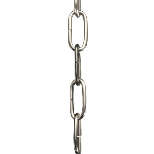 PROGRESS LIGHTING P8757-81 Antique Nickel Accessory Chain - 10' of 9 Gauge Chain in Antique Nickel