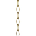 PROGRESS LIGHTING P8758-163 Vintage Brass Accessory Chain - 48-inch of 9 Gauge Chain in Vintage Brass