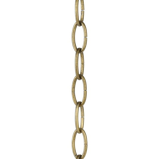 PROGRESS LIGHTING P8758-175 Distressed Brass 48-Inch 9-gauge Distressed Brass Accessory Chain