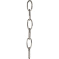 PROGRESS LIGHTING P8759-104 Polished Nickel Accessory Chain - 10' of 6 Gauge Chain in Polished Nickel