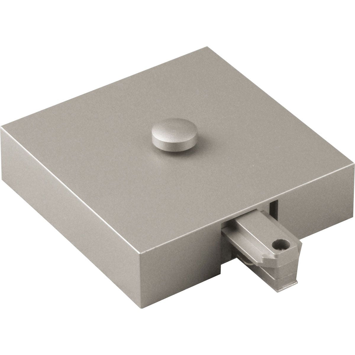 PROGRESS LIGHTING P8760-09 Brushed Nickel Alpha Trak T-Bar end feed with canopy cover