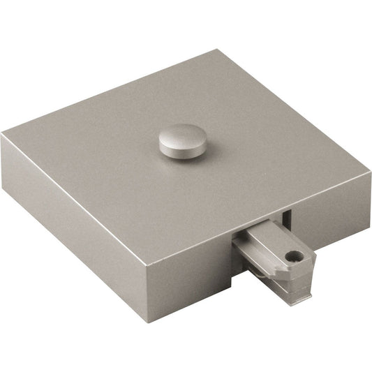 PROGRESS LIGHTING P8760-09 Brushed Nickel Alpha Trak T-Bar end feed with canopy cover