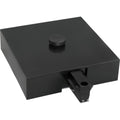 PROGRESS LIGHTING P8760-31 Black Alpha Trak T-Bar end feed with canopy cover