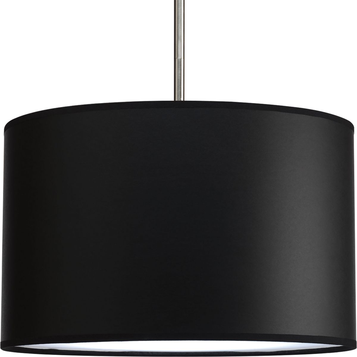 PROGRESS LIGHTING P8822-01 Black Parchment Markor Collection 16" Drum Shade for Use with Markor Pendant Kit