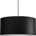 PROGRESS LIGHTING P8824-01 Black Parchment Markor Collection 22" Drum Shade for Use with Markor Pendant Kit