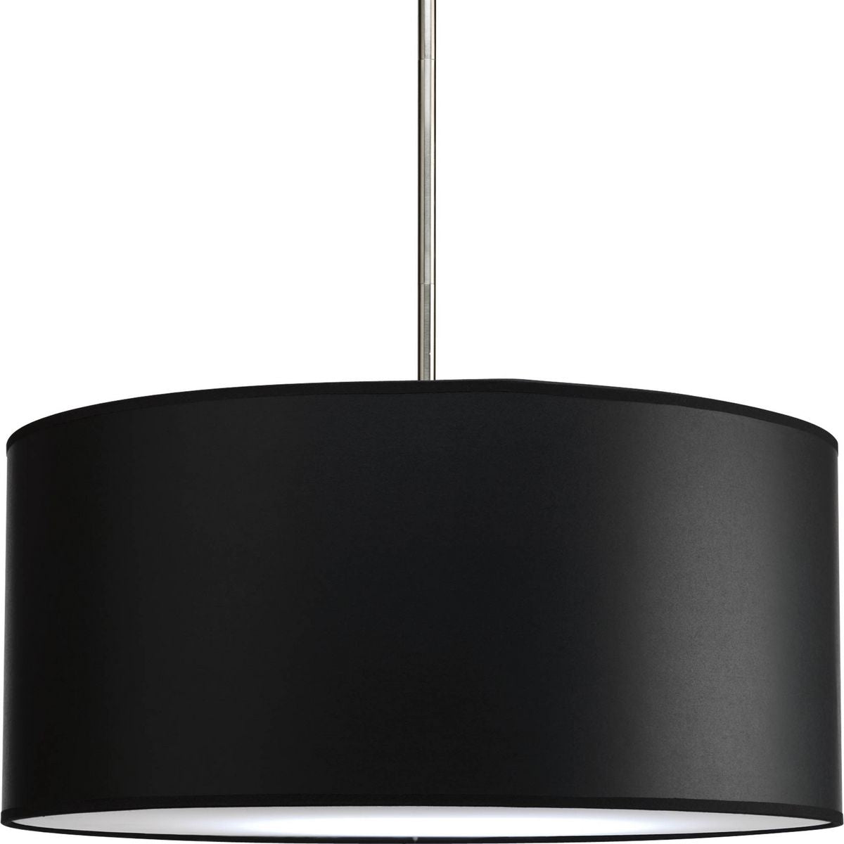 PROGRESS LIGHTING P8824-01 Black Parchment Markor Collection 22" Drum Shade for Use with Markor Pendant Kit