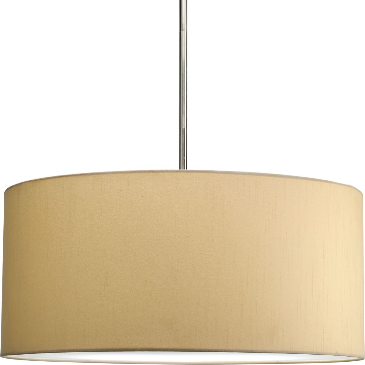 PROGRESS LIGHTING P8825-01 Beige Silk Markor Collection 22" Drum Shade for Use with Markor Pendant Kit