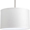PROGRESS LIGHTING P8829-30 Summer Linen Markor Collection 16" Drum Shade for Use with Markor Pendant Kit