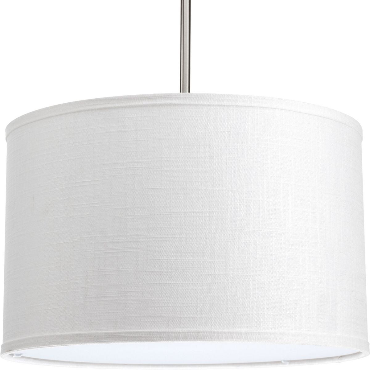 PROGRESS LIGHTING P8829-30 Summer Linen Markor Collection 16" Drum Shade for Use with Markor Pendant Kit