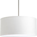 PROGRESS LIGHTING P8830-30 Summer Linen Markor Collection 22" Drum Shade for Use with Markor Pendant Kit