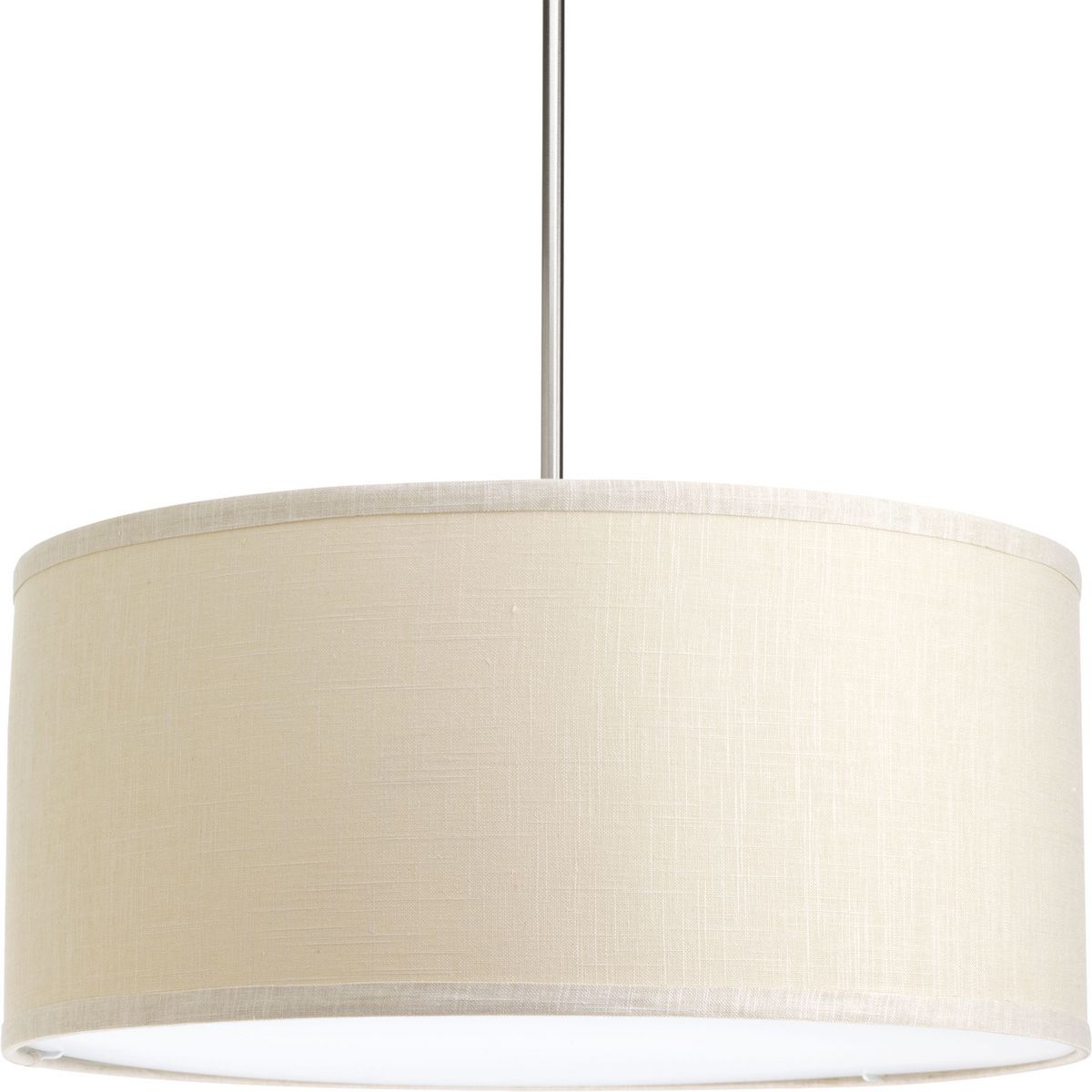 PROGRESS LIGHTING P8830-59 Harvest Linen Markor Collection 22" Drum Shade for Use with Markor Pendant Kit