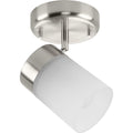 PROGRESS LIGHTING P900011-009 Brushed Nickel Ridgecrest Collection Brushed Nickel One-Head Multi-Directional Track