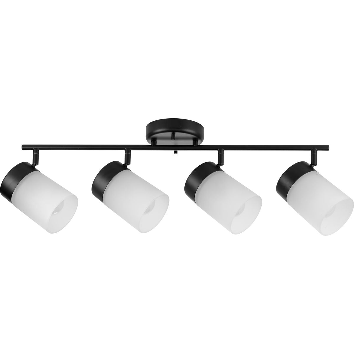 PROGRESS LIGHTING P900012-031 Black Ridgecrest Collection Black Four-Head Multi-Directional Track