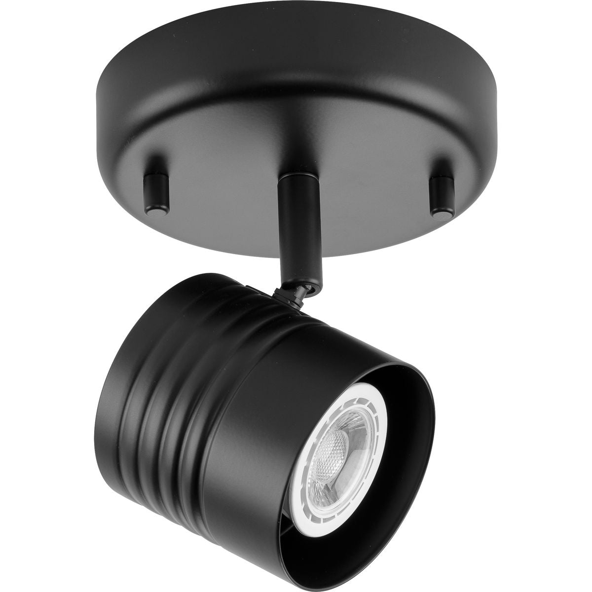 PROGRESS LIGHTING P900013-031 Black Kitson Collection Black One-Head Multi-Directional Track