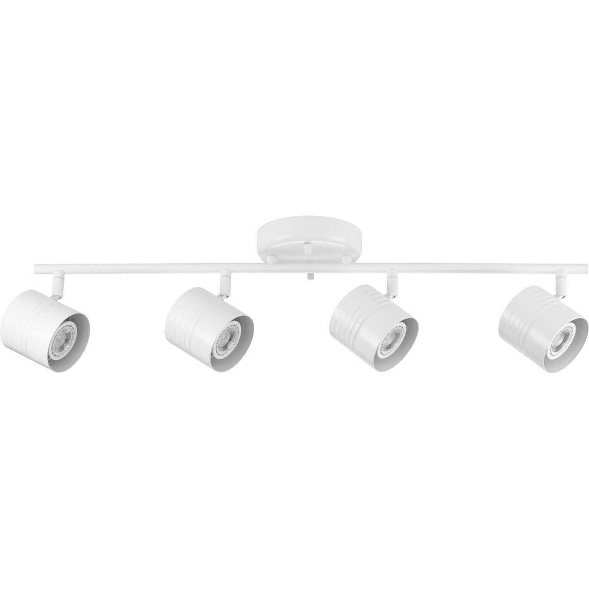 PROGRESS LIGHTING P900014-028 Satin White Kitson Collection Satin White Four-Head Multi-Directional Track