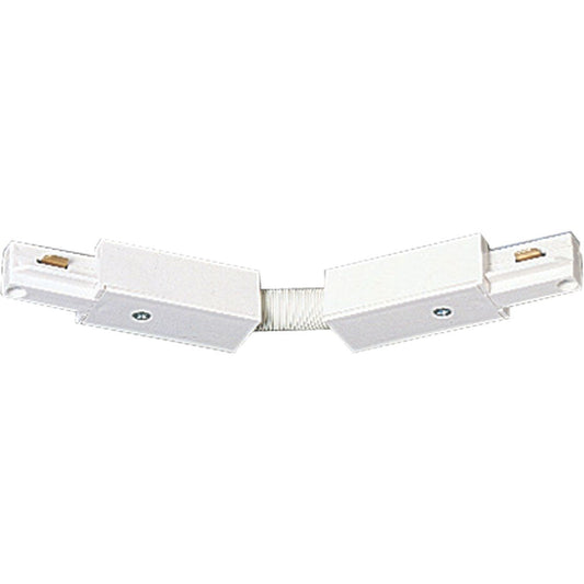 PROGRESS LIGHTING P9117-28 White Alpha Trak Flex Connector.