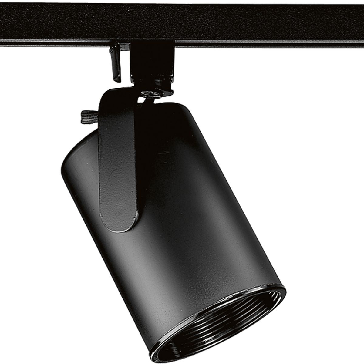 PROGRESS LIGHTING P9205-31 Black Alpha Trak Collection Flat Back Universal Track Head