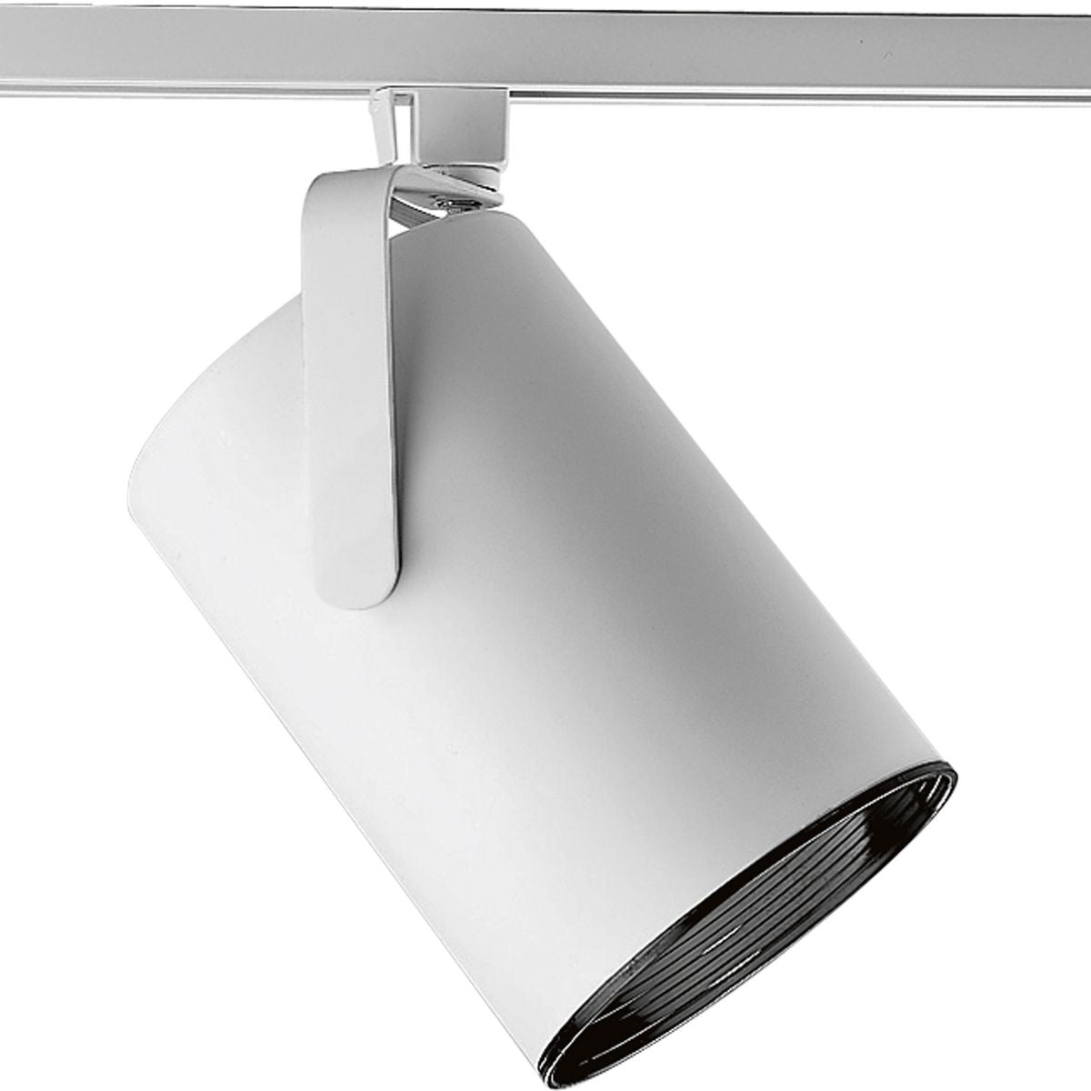 PROGRESS LIGHTING P9207-28 White Alpha Trak Collection Flat Back Universal Track Head