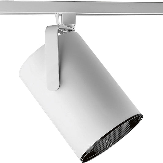 PROGRESS LIGHTING P9207-28 White Alpha Trak Collection Flat Back Universal Track Head