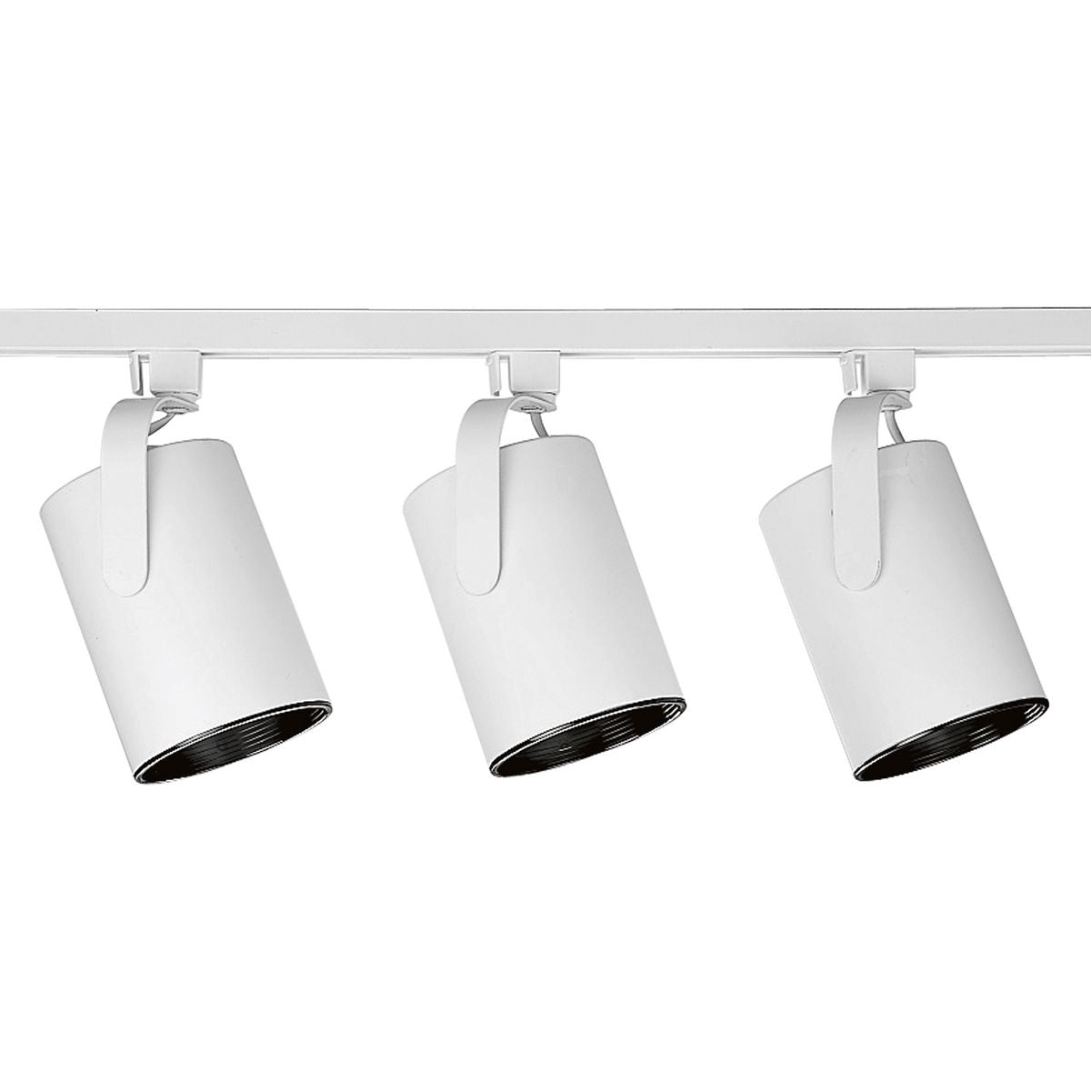 PROGRESS LIGHTING P9216-28 White Alpha Trak Three-Light Flatback Track Kit
