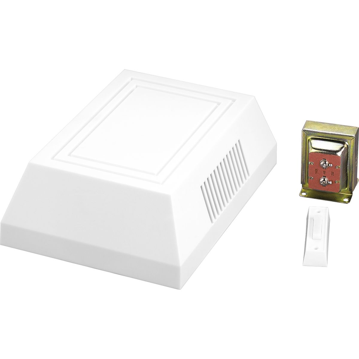 PROGRESS LIGHTING PC001-30 White Door Chimes 1-Chime Kit with transformer