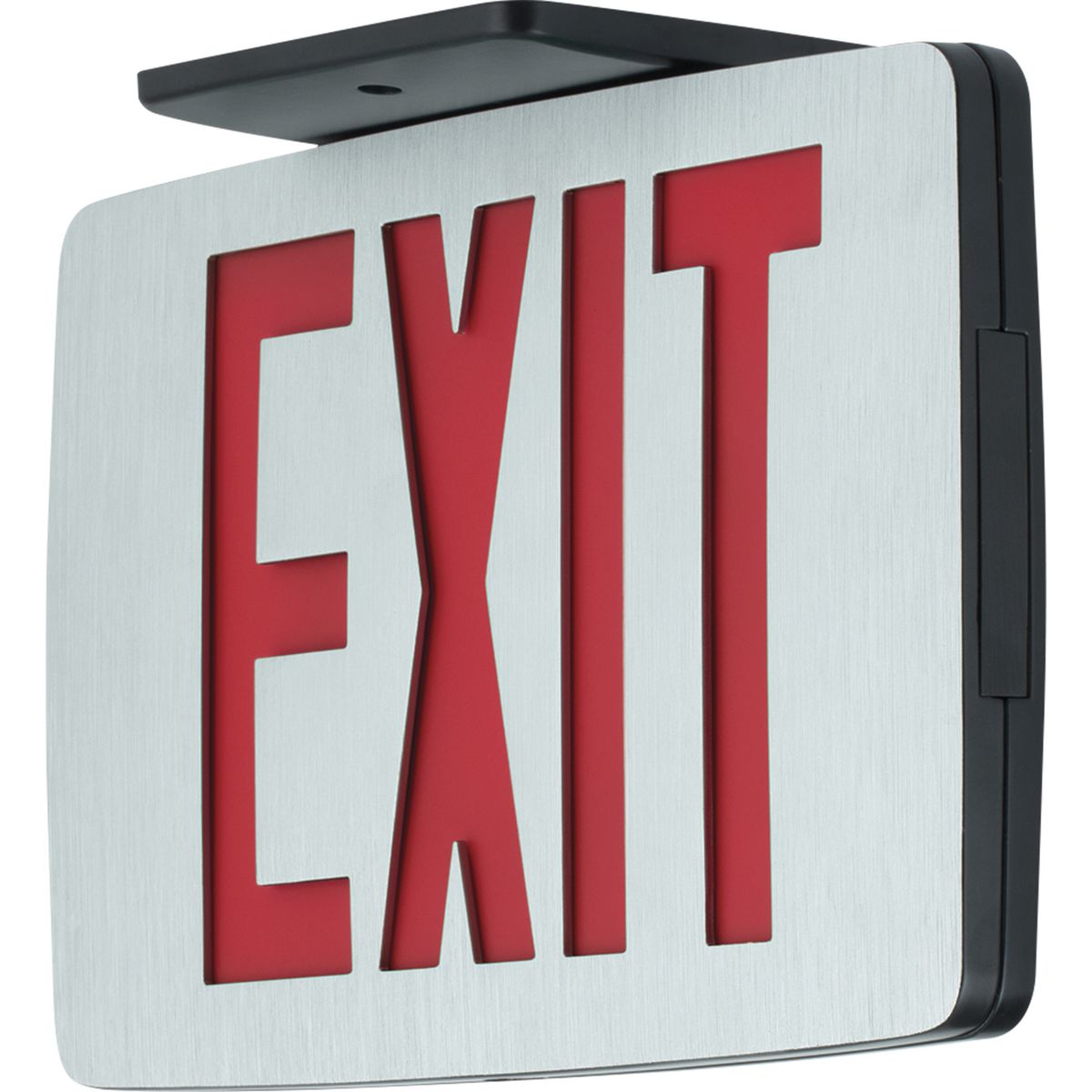 PROGRESS LIGHTING PEALE-SR-EM-16 Brushed Aluminum Thin Die-Cast LED Emergency Exit