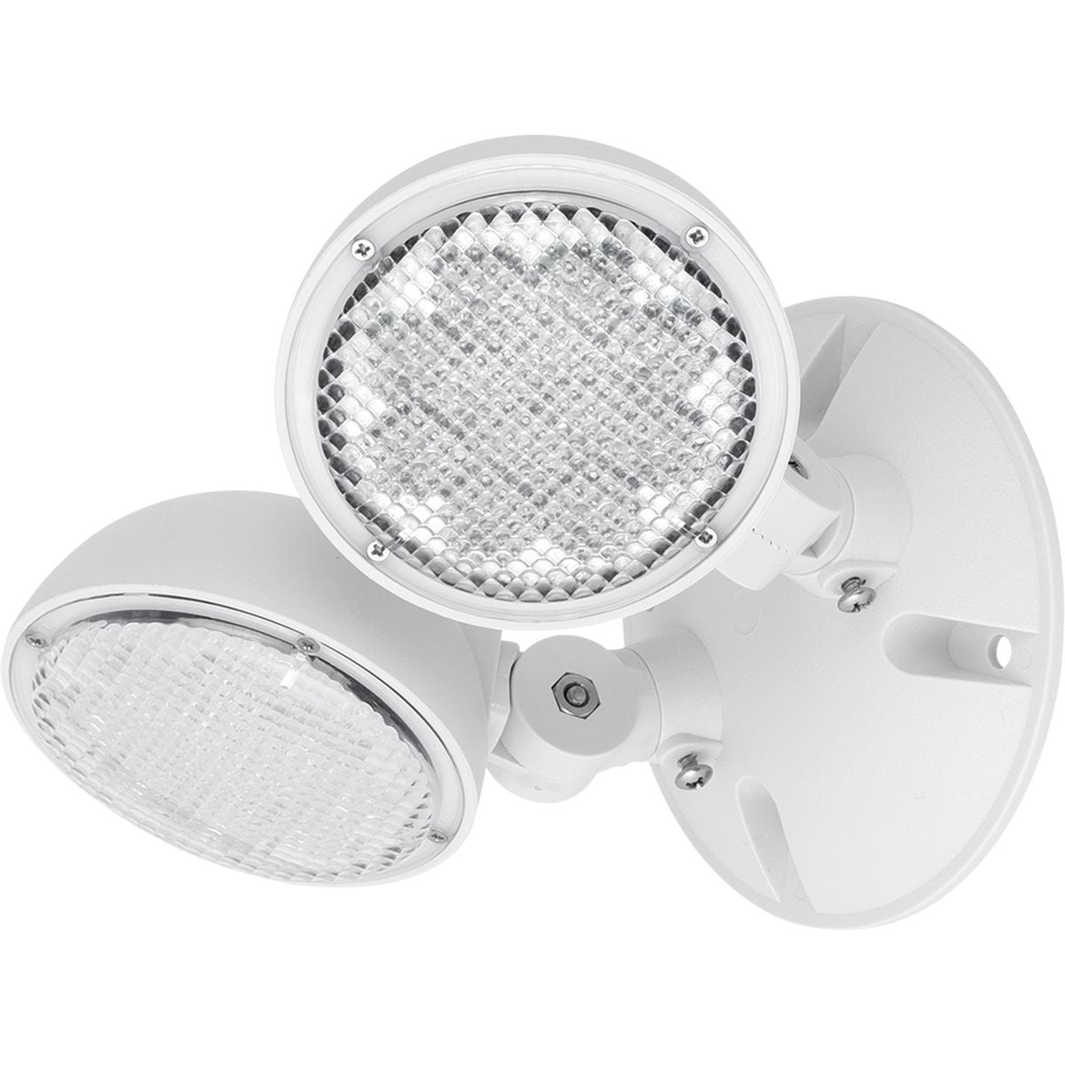 PROGRESS LIGHTING PERHC-DB-OD-30 White Indoor-Outdoor Remote Double LED Heads for Exit Signs