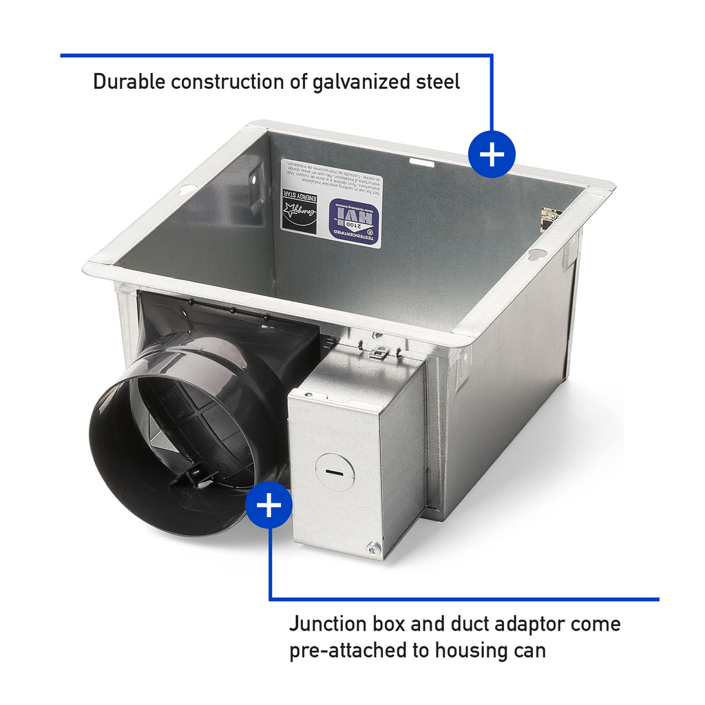 PANASONIC FV-07VBB1 Ecovent Fan Contractor Pack, Motor/Grille Assembly, Pick-A-Flow 70