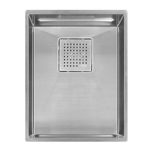 FRANKE PKX11013 Peak 15-in. x 18-in. 16 Gauge Stainless Steel Undermount Single Bowl Prep/Bar Sink - PKX11013 In Diamond