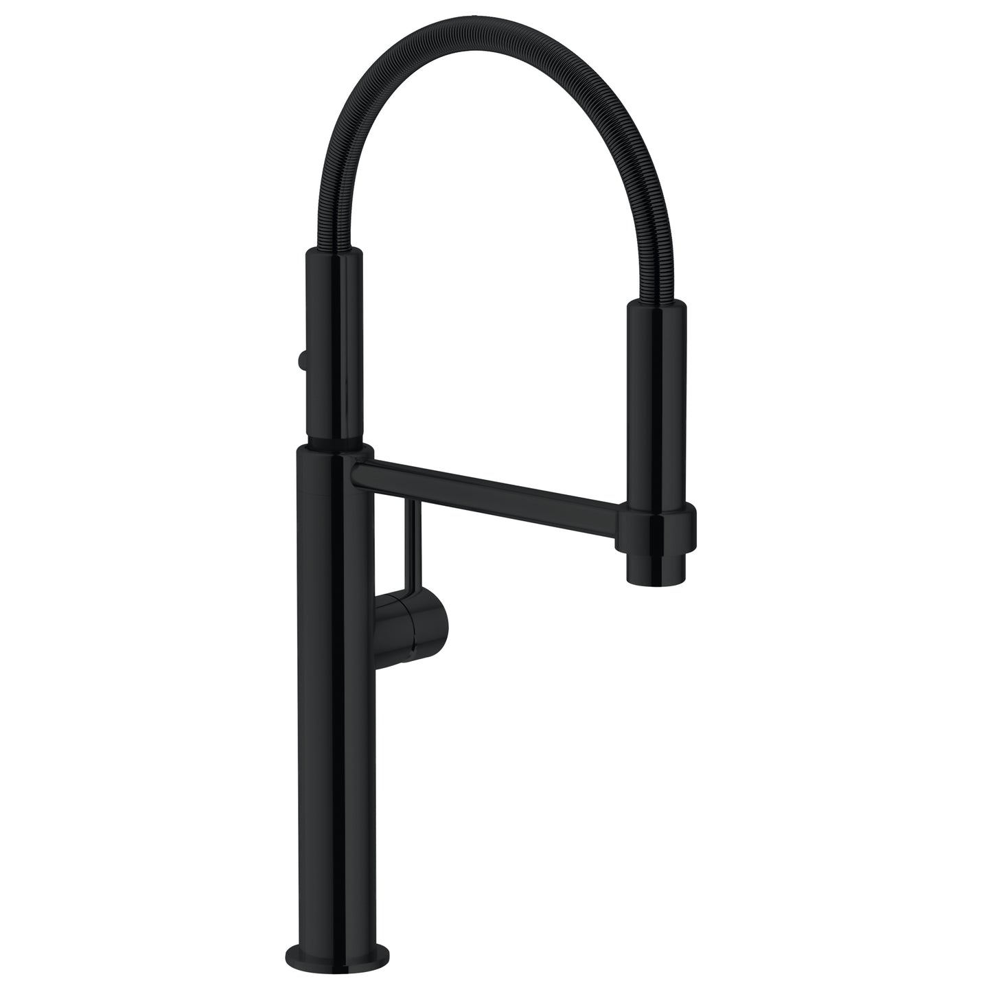 FRANKE PES-360-MBK Pescara 18-inch Single Handle Semi-Pro Kitchen Faucet in Matte Black In Matte Black