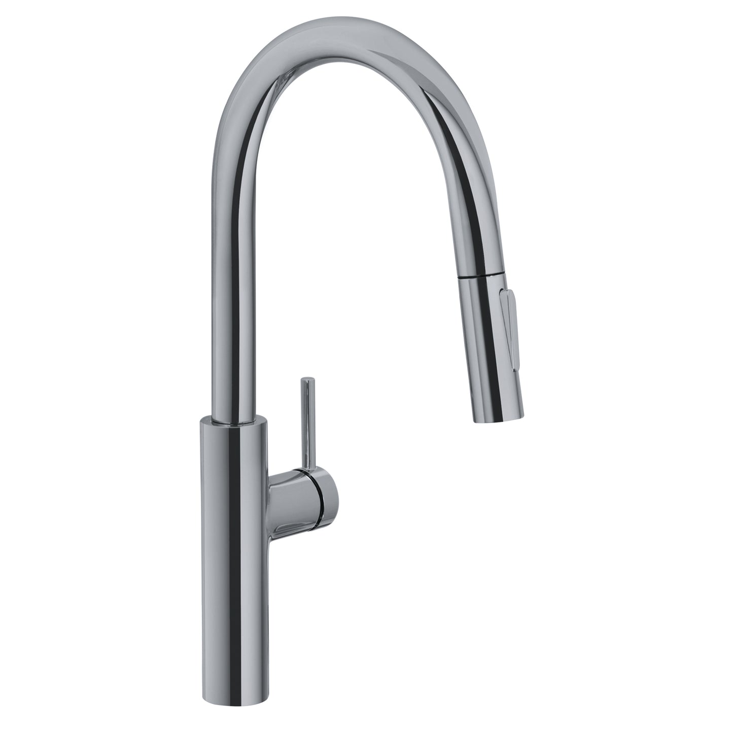 FRANKE PES-PD-SNI Pescara 17-inch Single Handle Pull-Down Kitchen Faucet in Satin Nickel In Satin Nickel