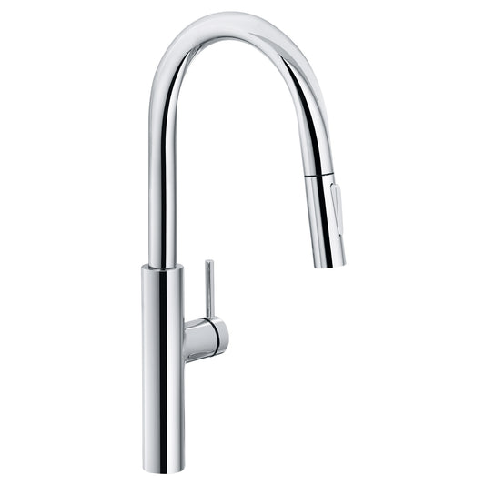 FRANKE PES-PDX-CHR Pescara 19.7-inch Single Handle Pull-Down Kitchen Faucet in Polished Chrome In Polished Chrome