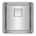 FRANKE PTX110-17 Pescara 18-in. x 18-in. 18 Gauge Stainless Steel Undermount Single Bowl Kitchen Sink - PTX110-17 In Pearl