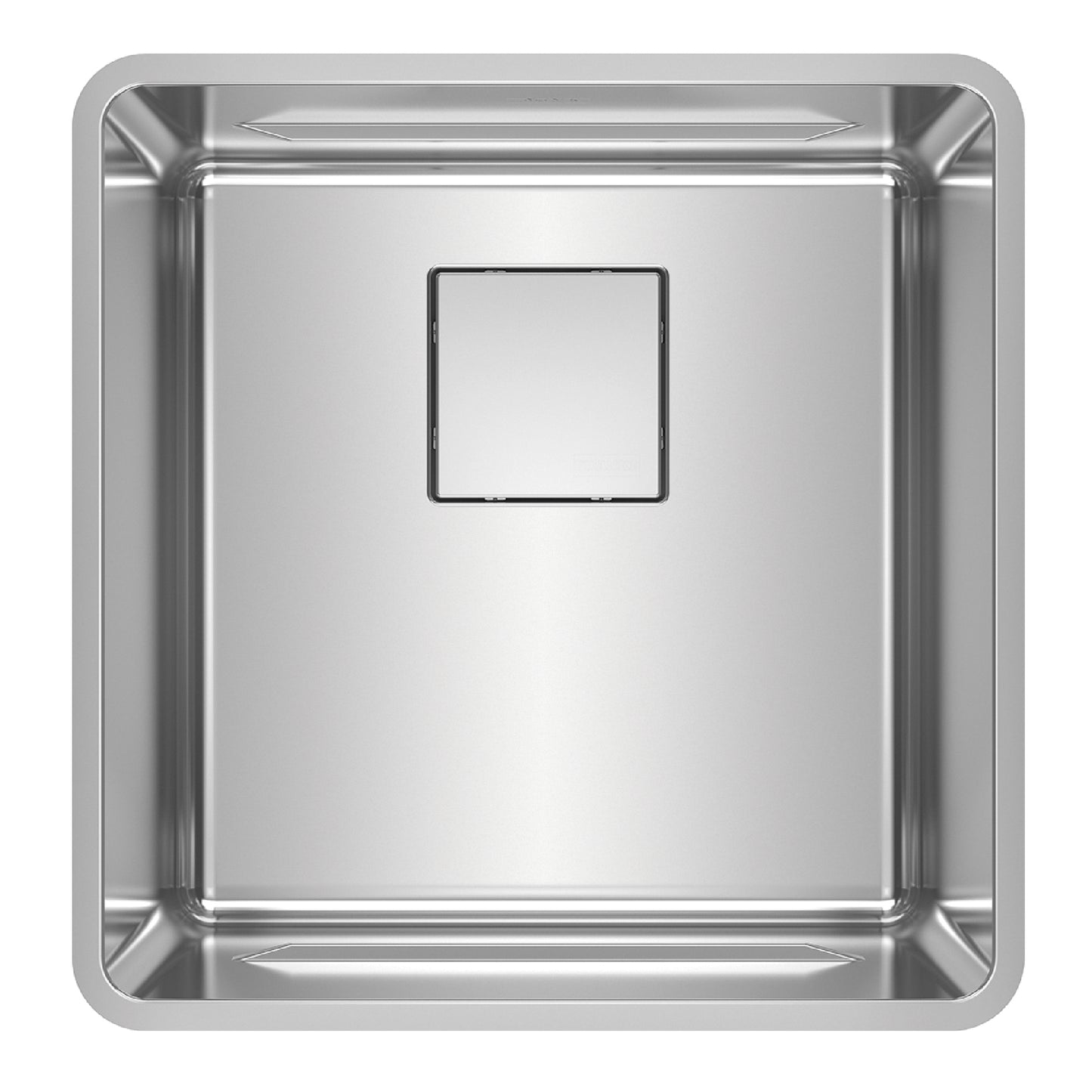 FRANKE PTX110-17 Pescara 18-in. x 18-in. 18 Gauge Stainless Steel Undermount Single Bowl Kitchen Sink - PTX110-17 In Pearl