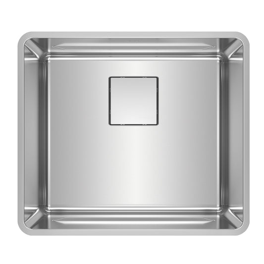 FRANKE PTX110-20 Pescara 21-in. x 18-in. 18 Gauge Stainless Steel Undermount Single Bowl Kitchen Sink - PTX110-20 In Pearl