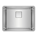 FRANKE PTX110-22 Pescara 23.6-in. x 18.5-in. 18 Gauge Stainless Steel Undermount Single Bowl Kitchen Sink - PTX110-22 In Pearl