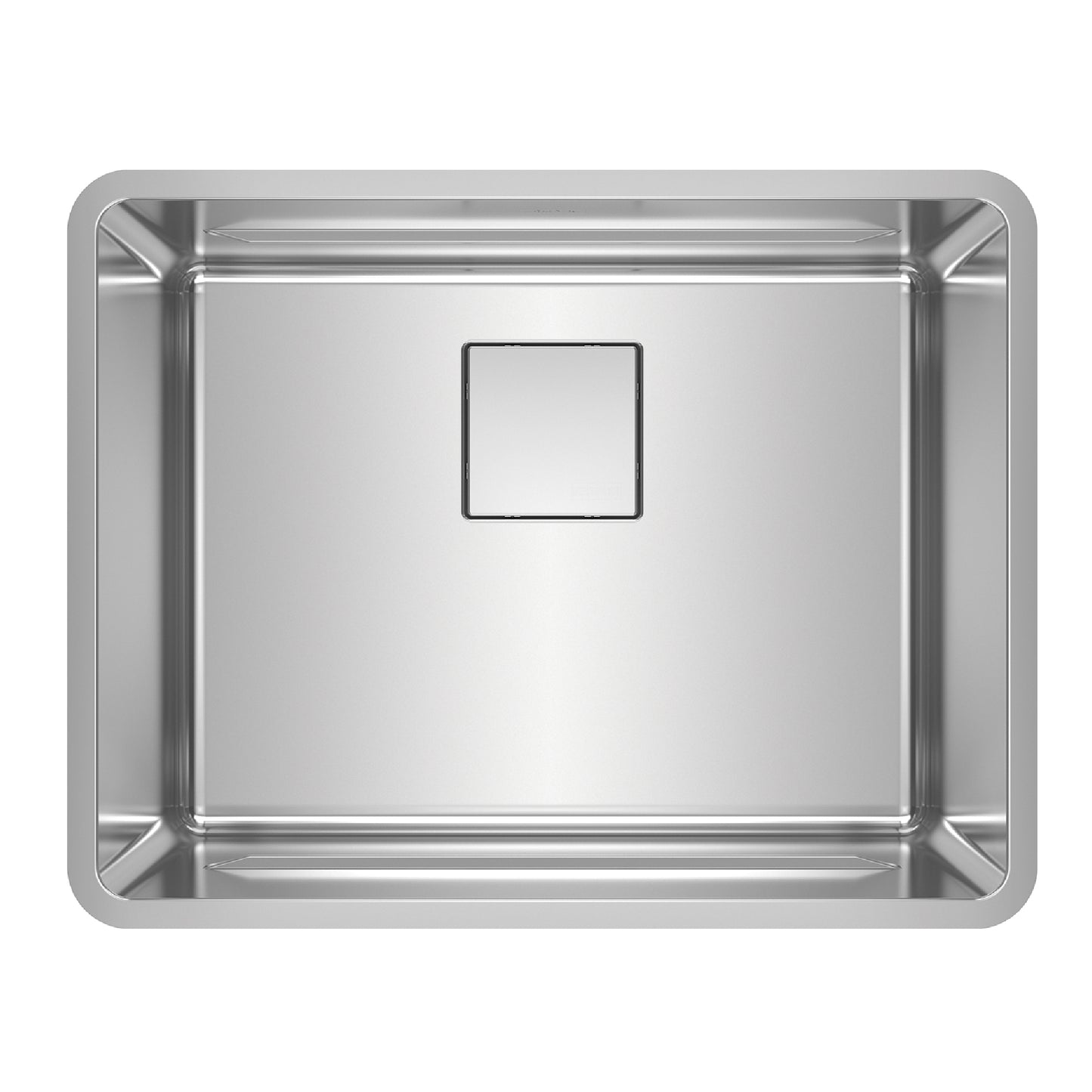 FRANKE PTX110-22 Pescara 23.6-in. x 18.5-in. 18 Gauge Stainless Steel Undermount Single Bowl Kitchen Sink - PTX110-22 In Pearl