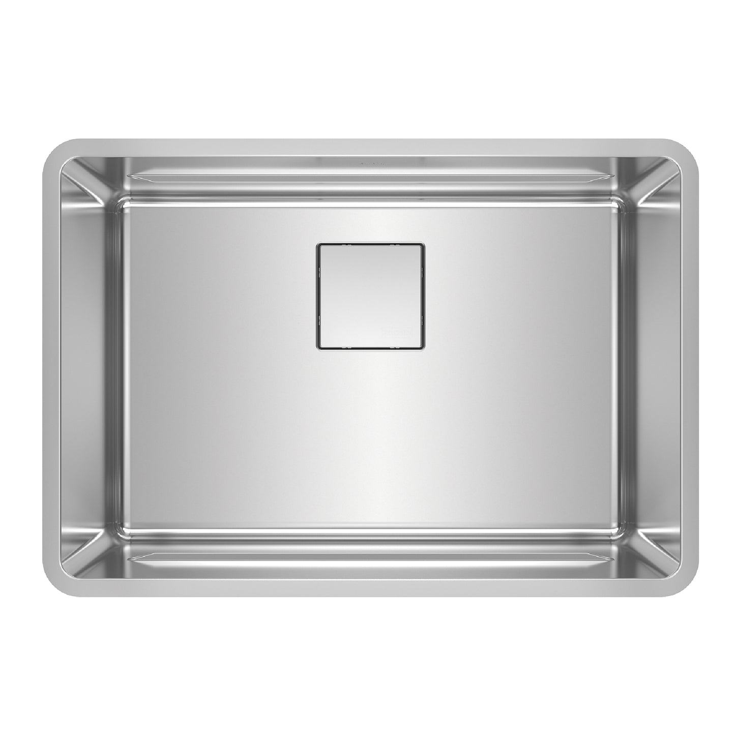 FRANKE PTX110-25 Pescara 26.5-in. x 18.5-in. 18 Gauge Stainless Steel Undermount Single Bowl Kitchen Sink - PTX110-25 In Pearl