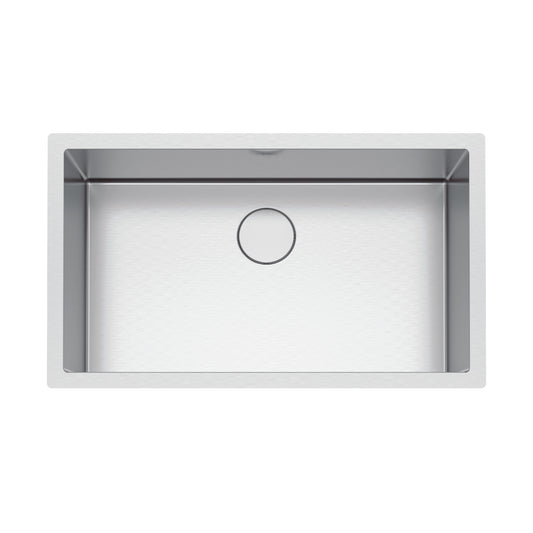 FRANKE PS2X110-30 Professional 2.0 32.5-in. x 19.5-in. 16 Gauge Stainless Steel Undermount Single Bowl Kitchen Sink -PS2X110-30 In Diamond