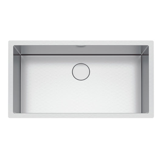 FRANKE PS2X110-33 Professional 2.0 35.5-in. x 19.5-in. 16 Gauge Stainless Steel Undermount Single Bowl Kitchen Sink -PS2X110-33 In Diamond