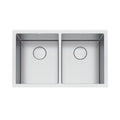 FRANKE PS2X120-14-14 Professional 2.0 31.5-in. x 19.5-in. 16 Gauge Stainless Steel Undermount Double Bowl Kitchen Sink - PS2X120-14-14 In Diamond